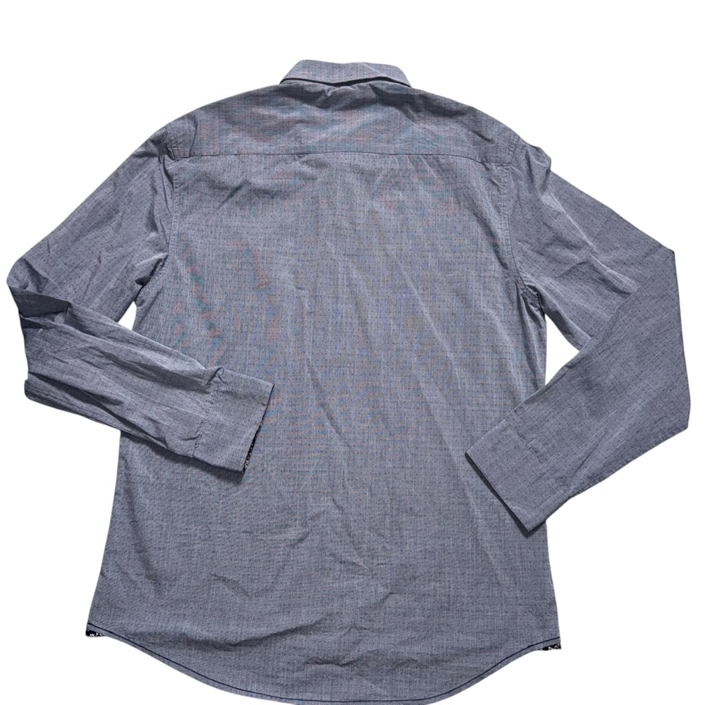 Men's 7Diamonds Groove City Button front Shirt L, Blue Floral - Picture 2 of 11